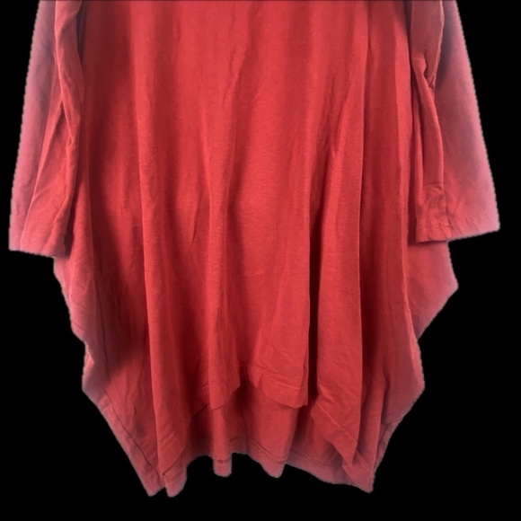 Bryn Walker M Chels Bamboo cotton stretch long sleeve Tunic dress USA lagenlook - Picture 3 of 12